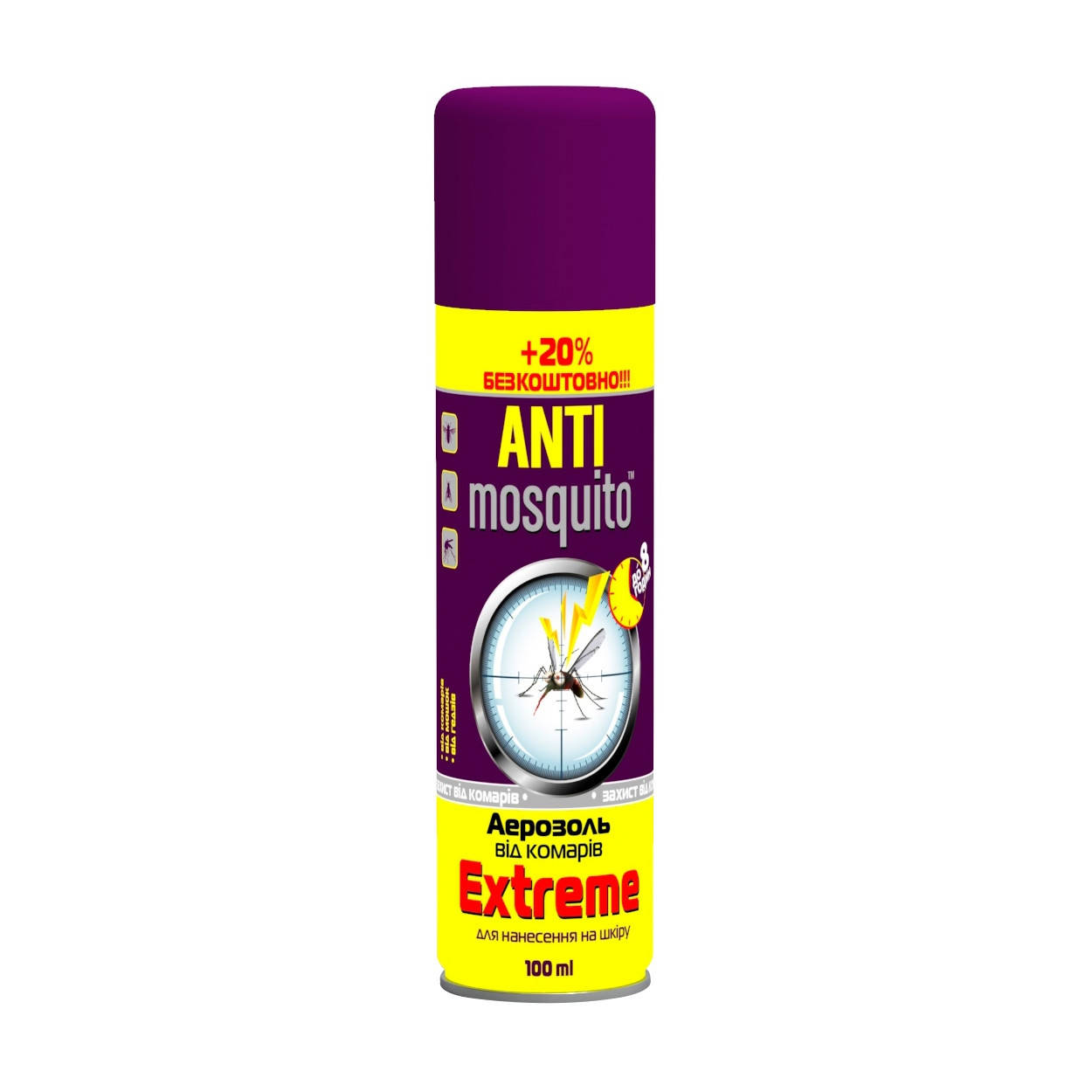 

Аерозоль від комарів "Anti mosquito" Екстрім, 100 мл