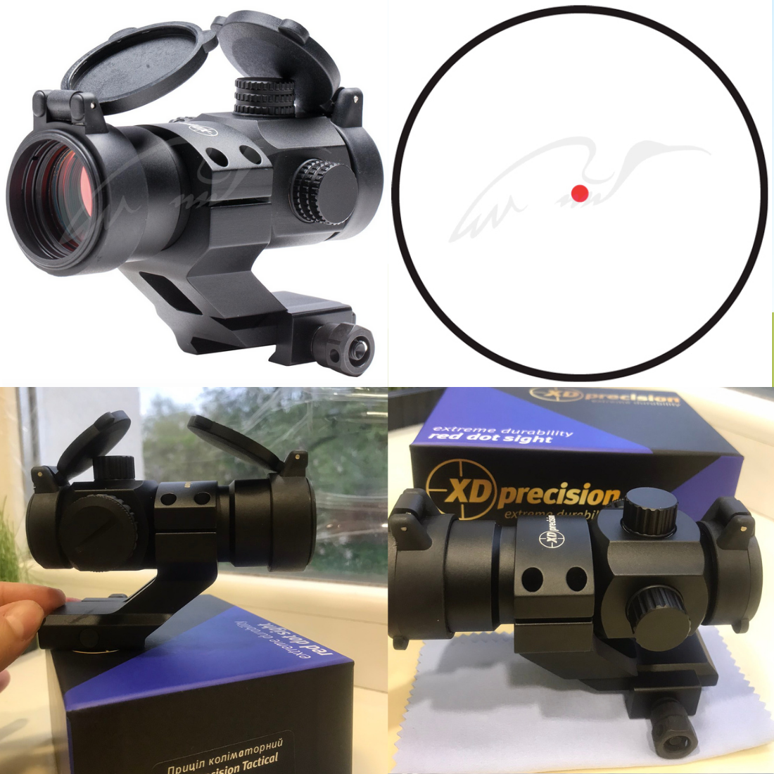 

Приціл коліматорний на АК74 XD Precision Tactical 2 МОА, Красный