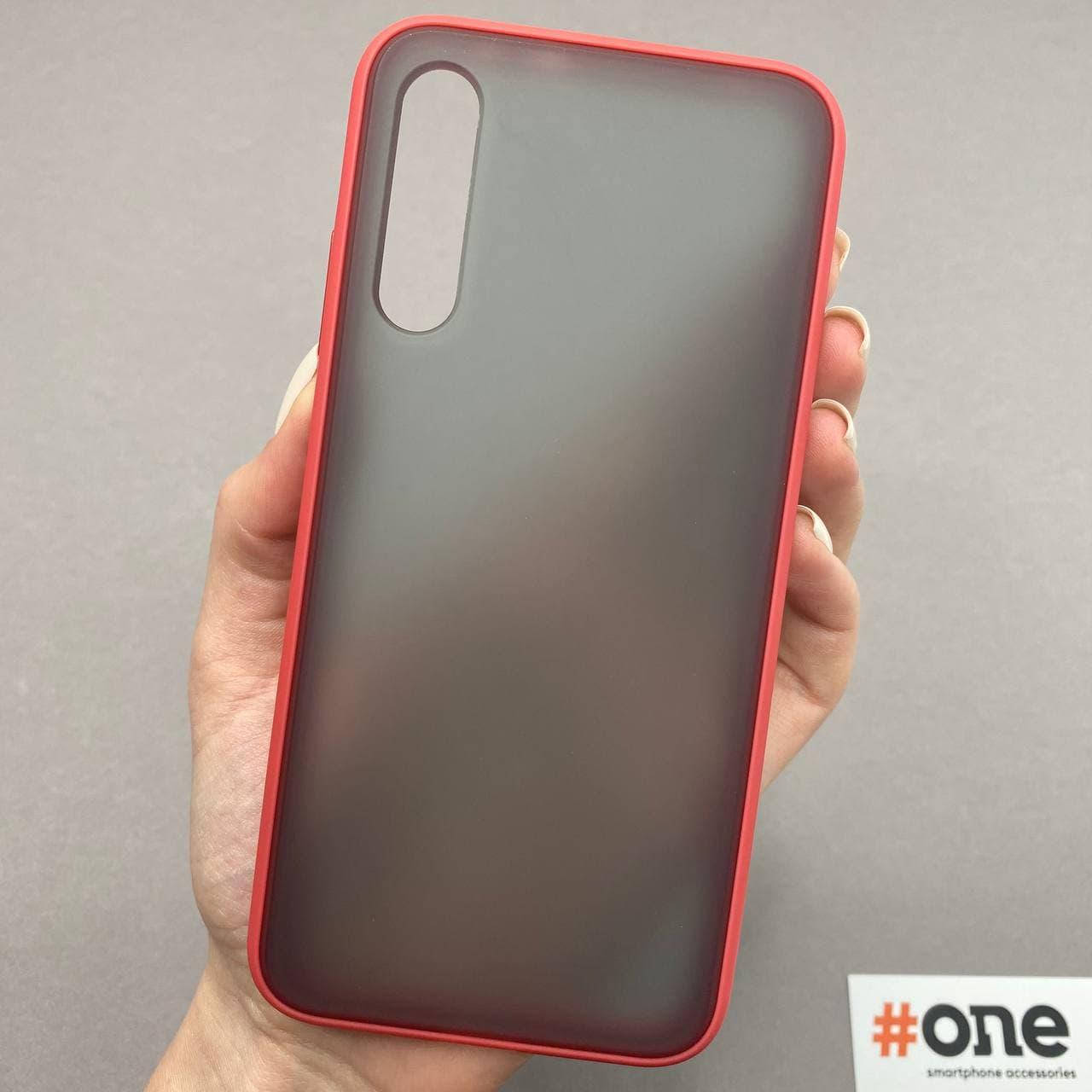 

Чехол для Xiaomi Mi A3 матовый плотный чехол на телефон сяоми ми а3 красный TCB