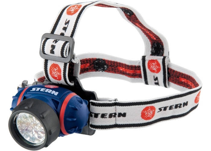 

Фонарь наголовный, светодиодный. 4 режима, 14Led, 3хААА, Stern