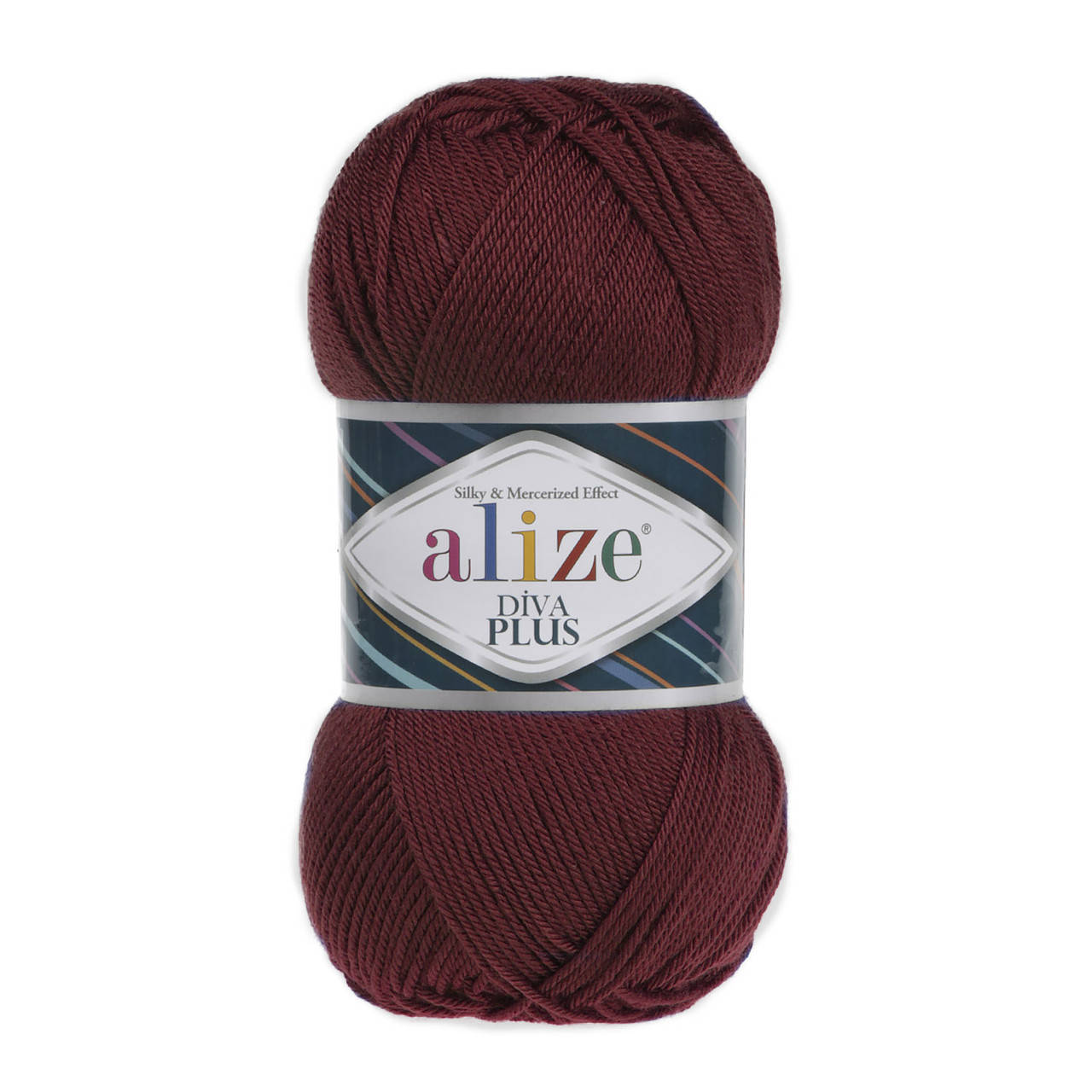 

Alize Diva Plus 57 бордовый