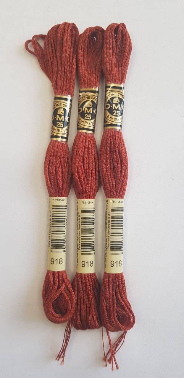 

Мулине ДМС, DMC (номер цвета-918), Разные цвета