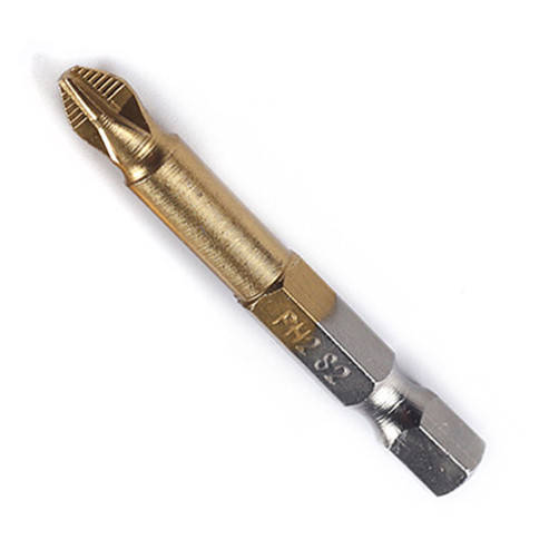 

Бита PH2 50мм S2 с покрытием нитрид титана