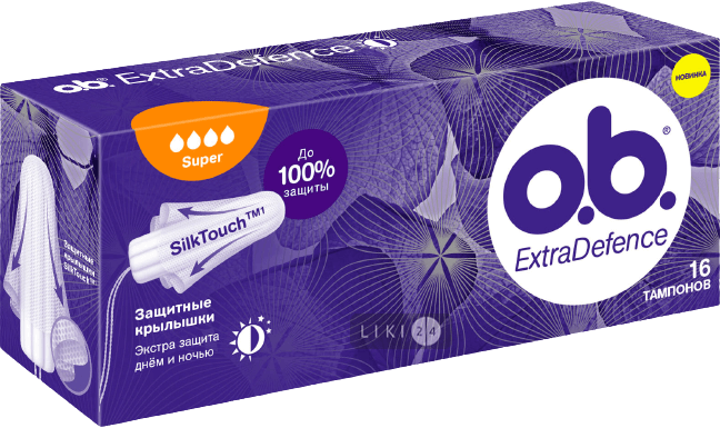 

Тампоны o.b. ExtraDefence Super 16 шт