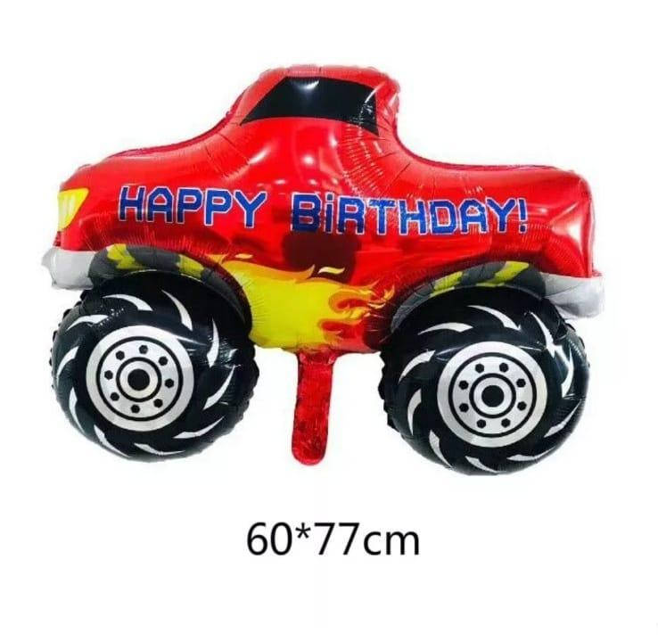 

Фольгированный шар Джип Монстр 60х77см (30"), Красный