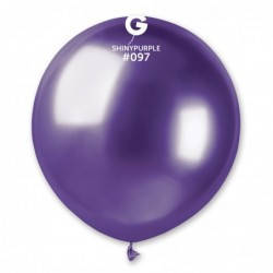 

Латексный шар хром фиолетовый 19" / 97 / 48см Shiny Purple
