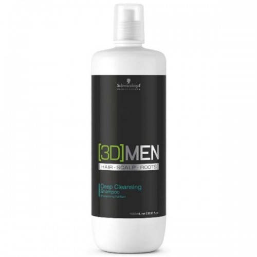 

Шaмпyнь oчищающий Schwarzkopf 3D MEN для жирных волос 1000 мл