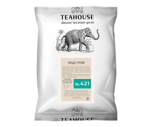 

Зеленый чай Teahouse №421 Леди грей 250 г