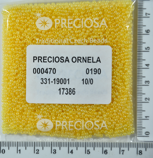 

Бисер PRECIOSA №10/0 мат-блестящ №17386 пакет 50 грамм уп=1пакет