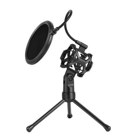 

Держатель для микрофона с поп-фильтром, настольная подставка для микрофона ZEEPIN PS-2