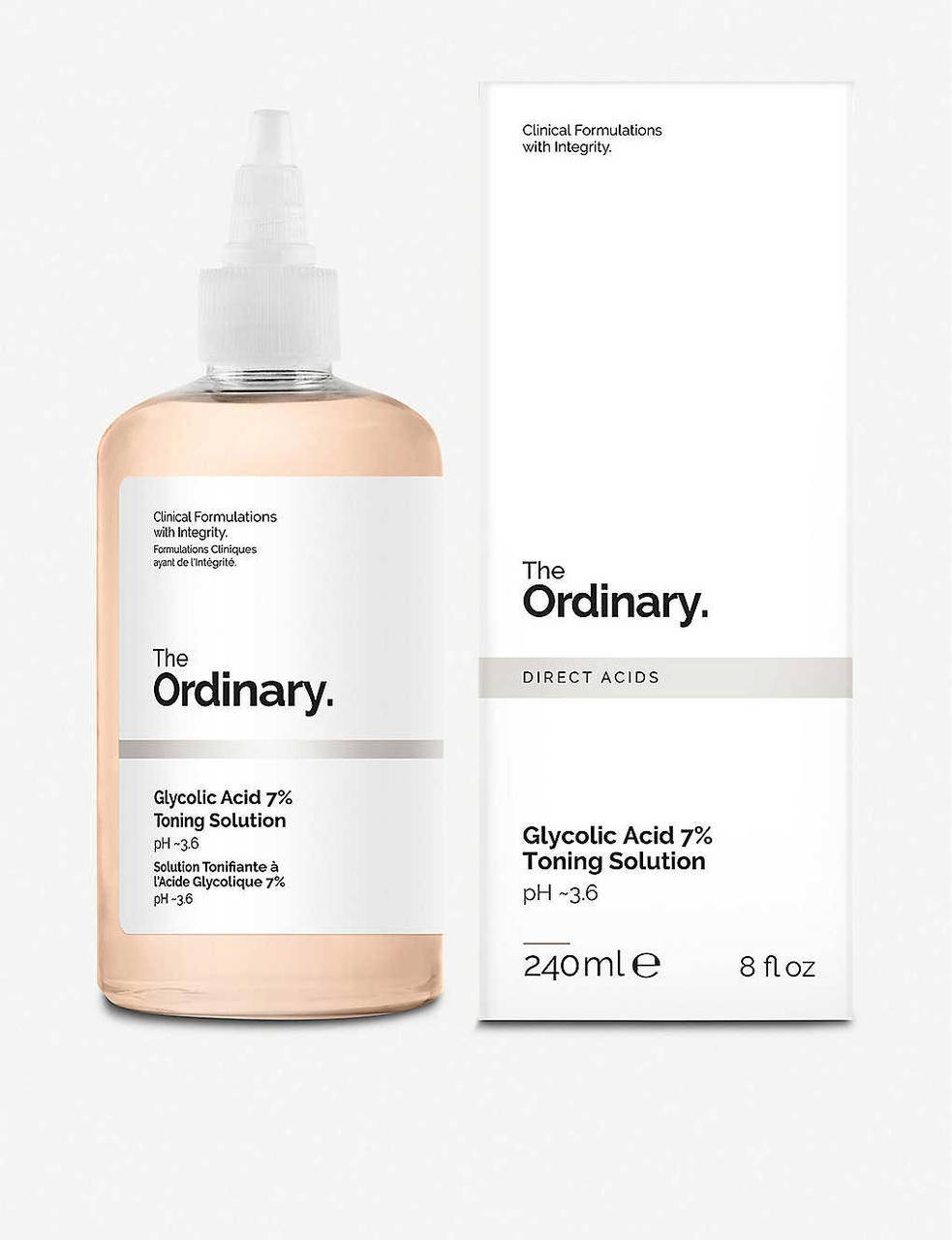 

The Ordinary Glycolic acid 7 toning solution тоник с гликолевой кислотой 7%