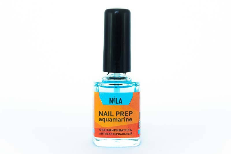 

Обезжириватель Nila Nail Prep аквамарин (с антибактериальным эффектом) 10 мл