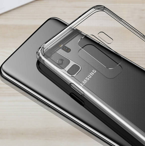 

Силиконовый чехол для Samsung Galaxy S9 Plus (SM-G965), Прозрачный