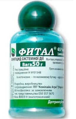 

Фунгицид Фитал 50 г, препарат для защиты винограда, сада, цветущих растений