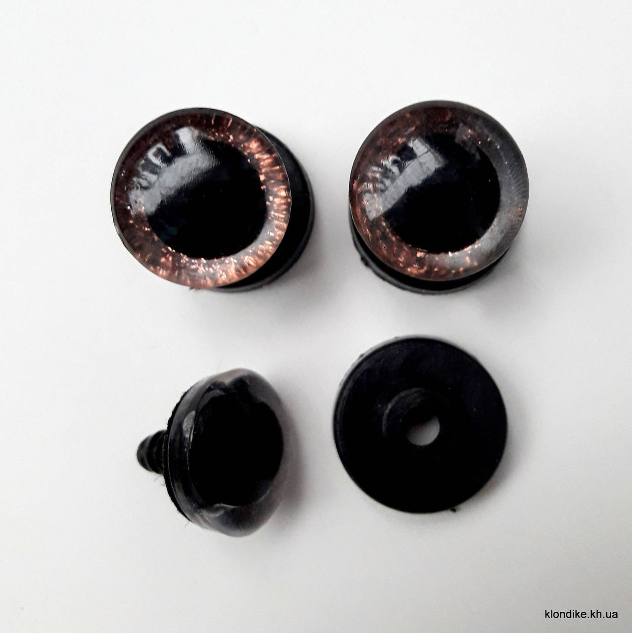 

Глазки для игрушек, Акрил, 20 мм, Цвет: Коричневый (1 пара)