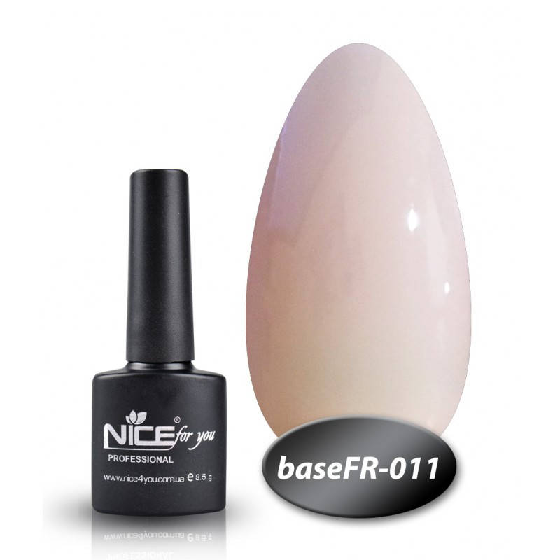 

Камуфлирующая база Base FR -011 Nice for you бело-розовая 8.5 мл
