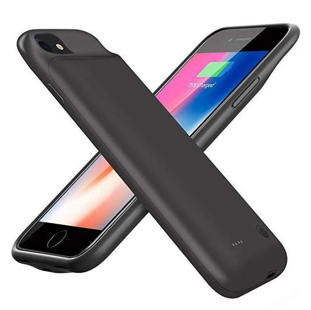 

Чехол-зарядка для Iphone 6 / 7 / 8 / X / XS 4500 mAh. Павербанк для айфона, Черный