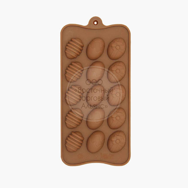 

Силиконовая форма для шоколада - Пасхальные яйца