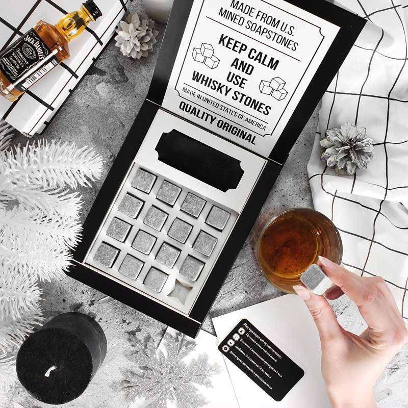 

Камни для виски США 16шт упаковка Whisky Stones(СЕРТИФИКАТ)
