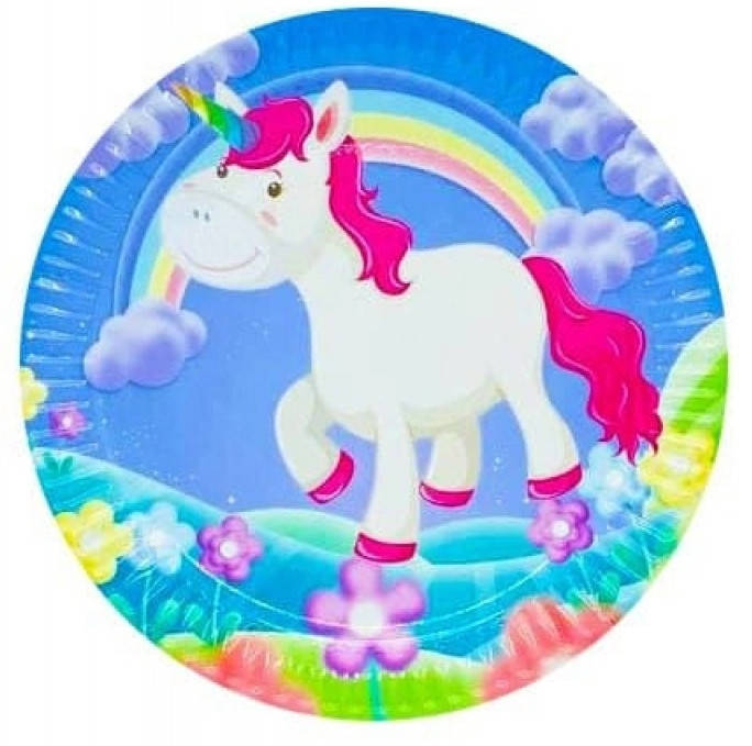

Тарелки детские «Единорог Радуга». Розмер: 18см. В упак: 10шт.