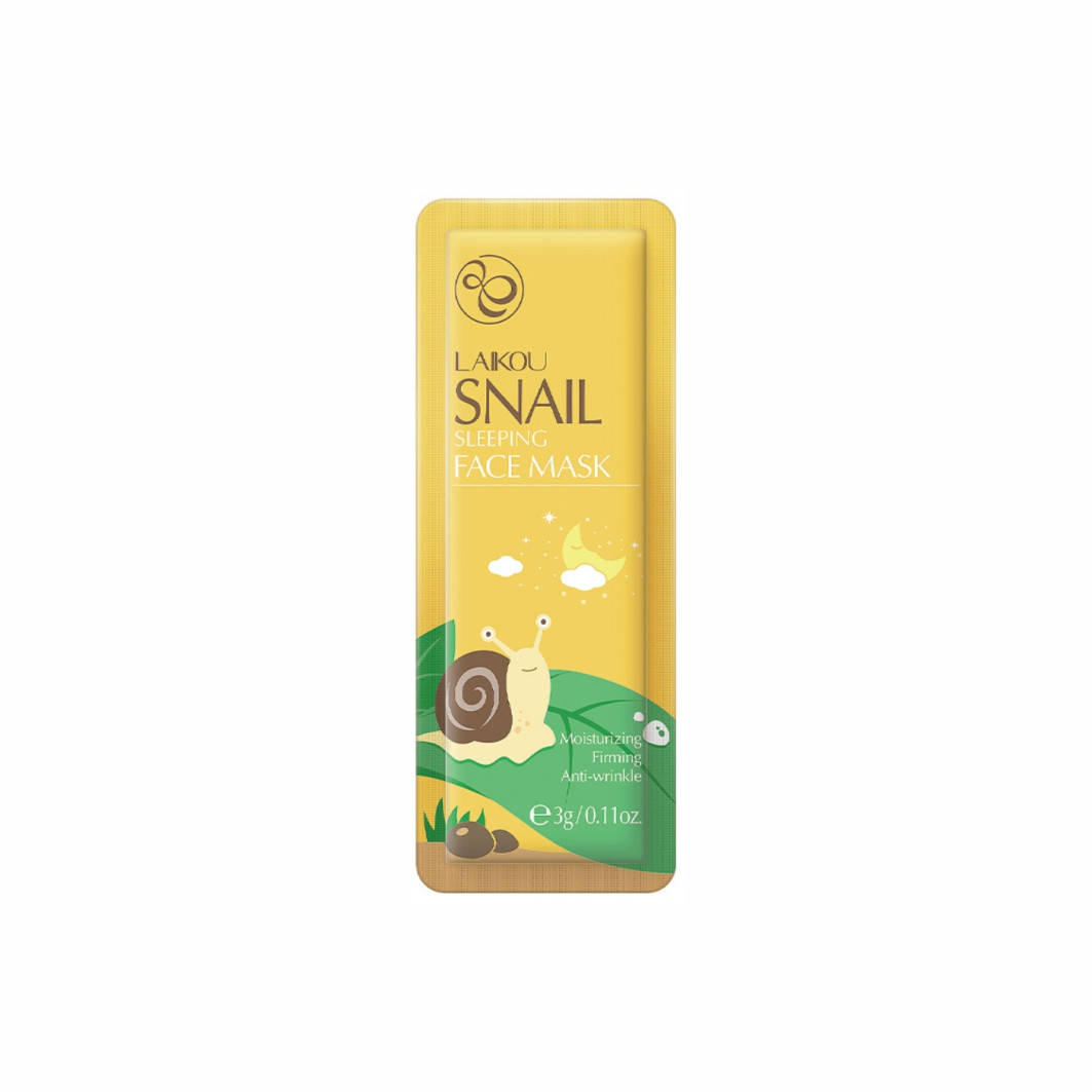 

Ночная маска с экстрактом улитки Laikou Snail Sleeping Face Mask