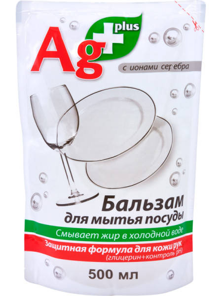 

Бальзам для мытья посуды Ag+ Дой-пак 500 мл BIO Fromula арт.488