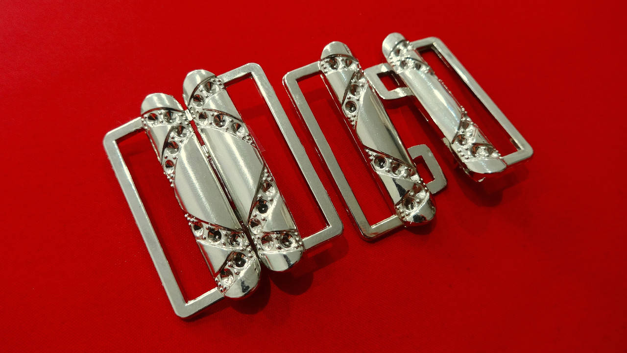 

Пряжка застежка разъемная 30 мм никель