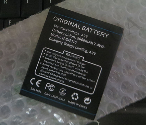 

АКБ оригинал Doogee DG310 Voyager 2 (2000 mAh)*
