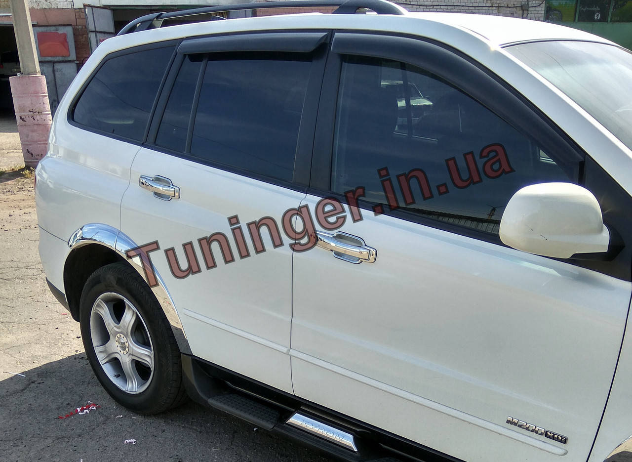 

Ветровики, дефлекторы окон Ssang Yong Kyron 2005- г.в. (Clover)