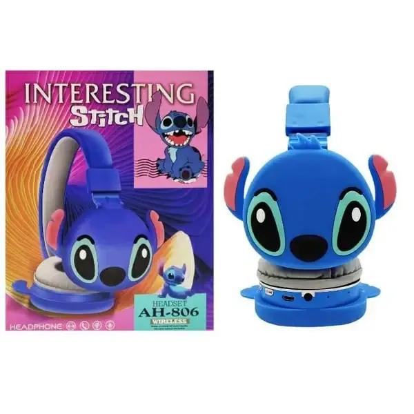 

Беспроводные Bluetooth наушники Stitch AH-806 с мультяшным персонажем Стич