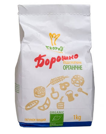 

Мука пшеничная органичная высшего сорта, 1 кг, Экород