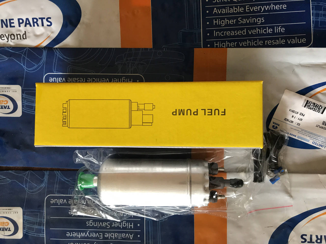 

Насос топлива 12 V Індія на ТАТА и на Эталон