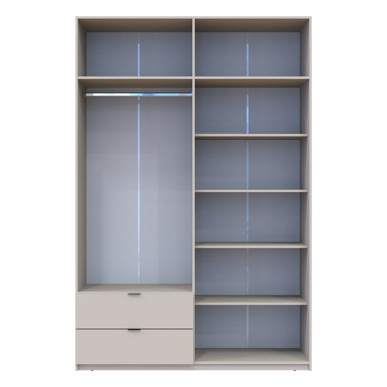 Розпашна Шафа для одягу Doros Лукас Кашемір 180х50х240 (80737729) 6