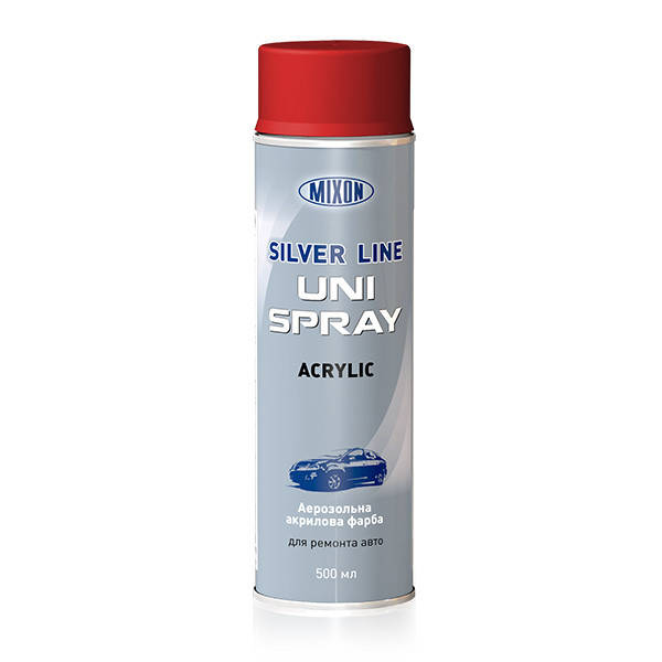 

Аэрозольная акриловая эмаль Mixon Uni Spray, 500 мл, грунт красный