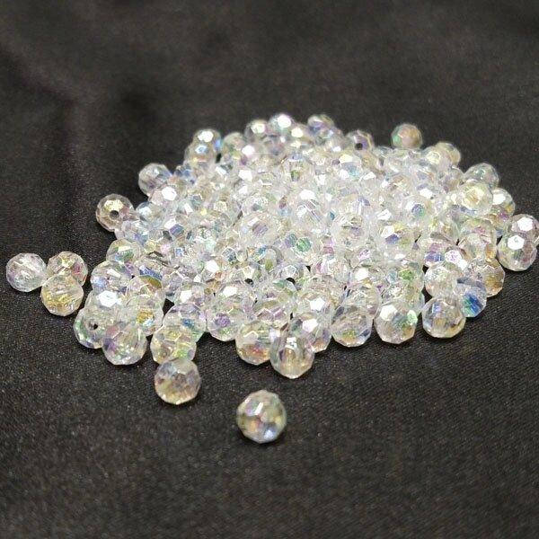 

(20 грамм) Бусины рондель АВ пластик Ø6мм Sindtex (215-220шт) (СИНДТЕКС-1458)