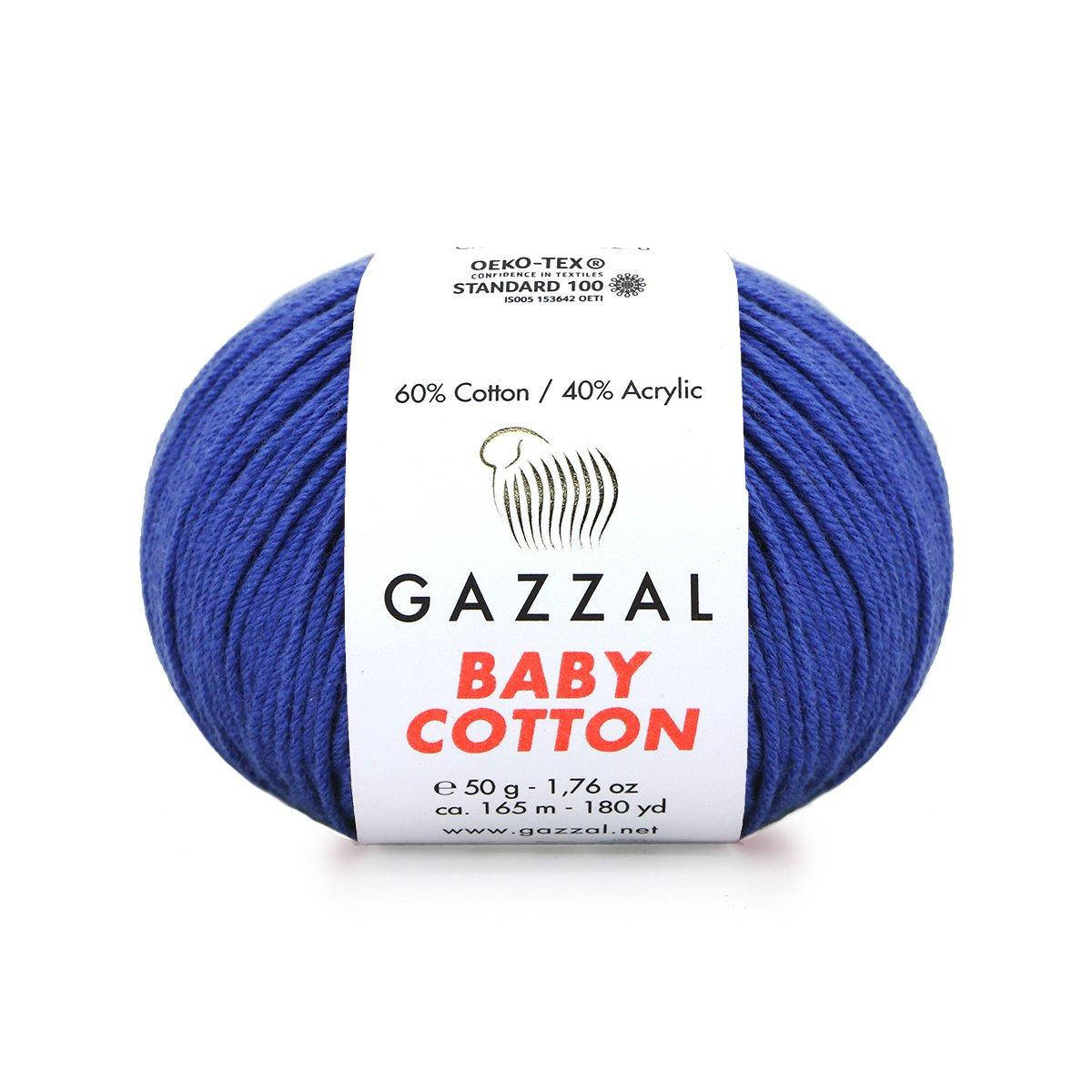 

Gazzal Baby Cotton № 3421 ультрамарин