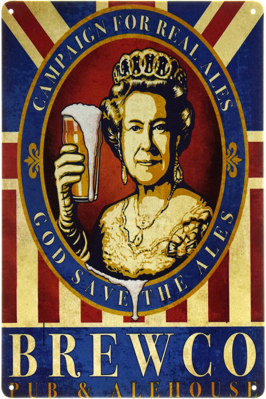 

Металлическая табличка "Brewco (C Елизаветой II)" (ms-002233)