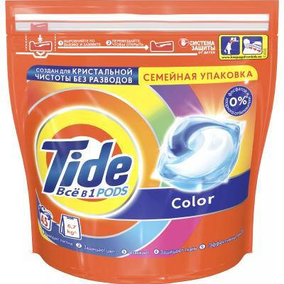 

Капсулы для стирки Tide Все-в-1 Color 45 шт. (8001841582160)