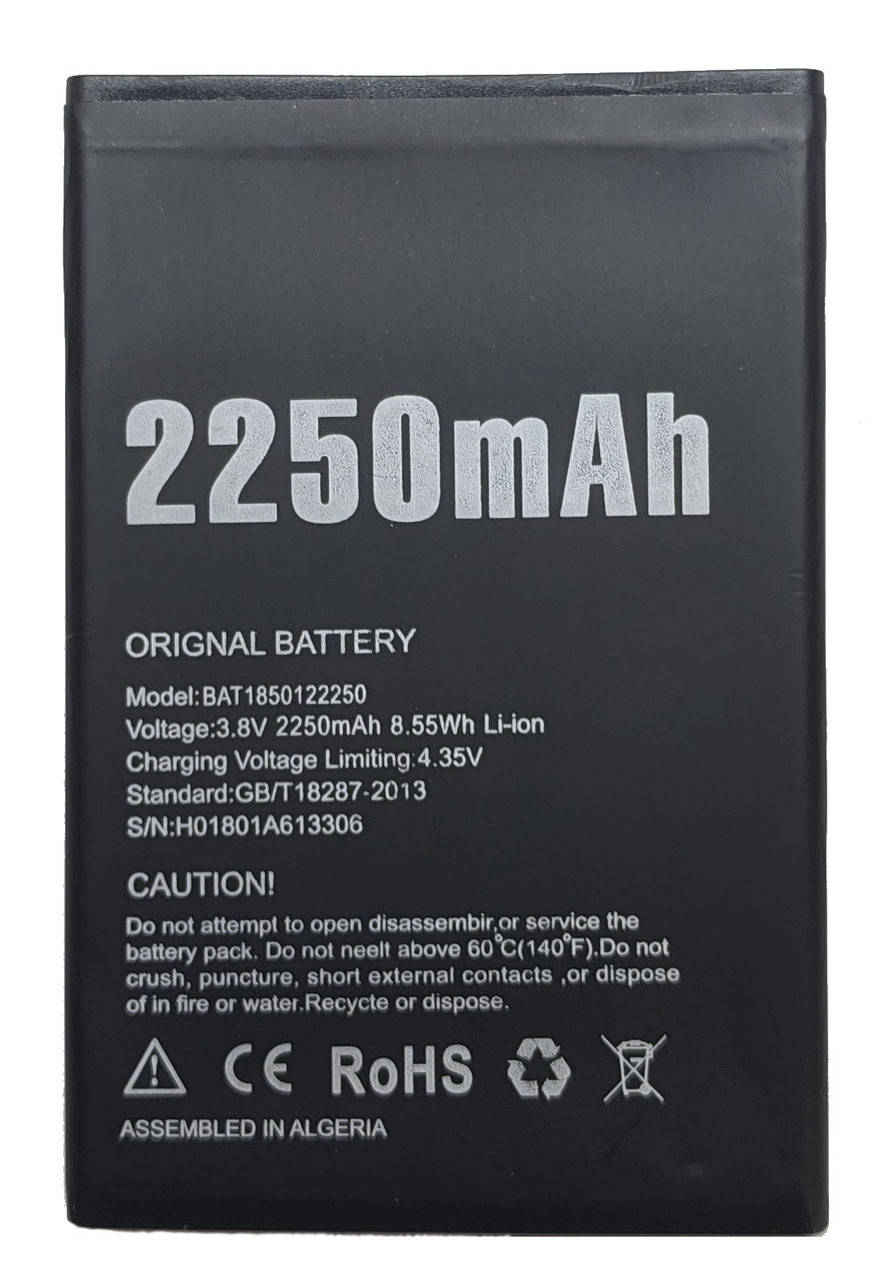

Аккумулятор Doogee X11 BAT1850122250 Батарея