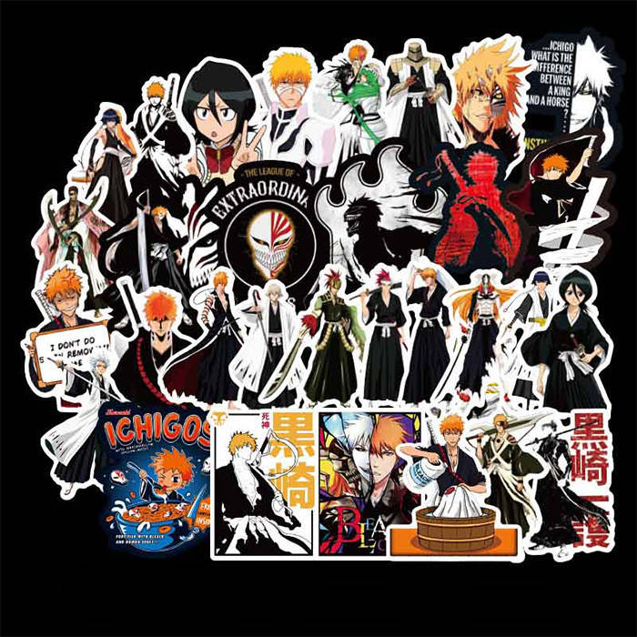 

Набор стикеров Блич, наклейки Bleach 50 шт (8232)