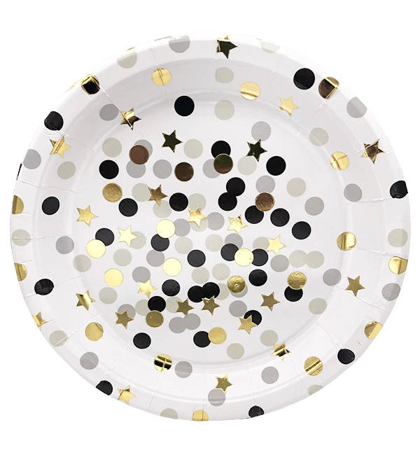 

Одноразовые тарелки "Confetti", 10 шт., Польша, Ø - 18 см