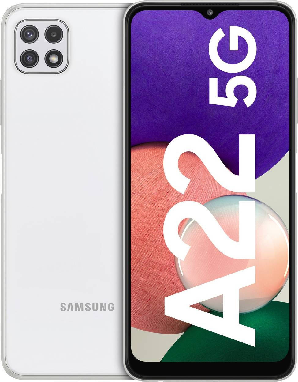 

Смартфон Samsung Galaxy A22 5G 4/64GB 6.6" FullHD+ 5000 мАч White (SM-A226)