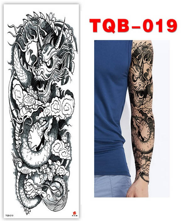 

Тату наклейка на тело, Флеш тату, Водостойкая временная татуировка, TQB-019