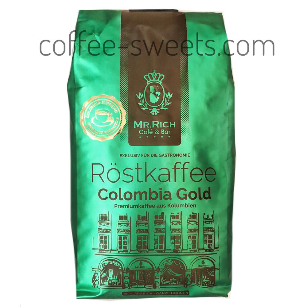 

Кофе зерновой Mr. Rich Colombia Gold 500g