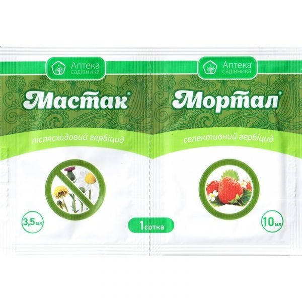 

Гербицид Мастак 3,5мл+Мортал 10мл Укравит