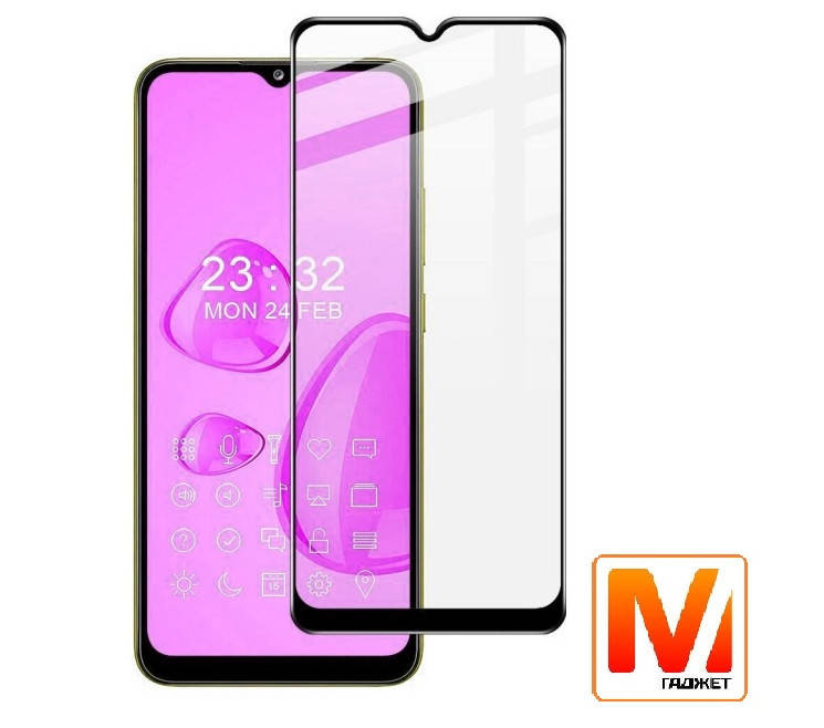 

Защитное FullGlue полноразмерное стекло для Samsung A02s/M02S Black, Черный