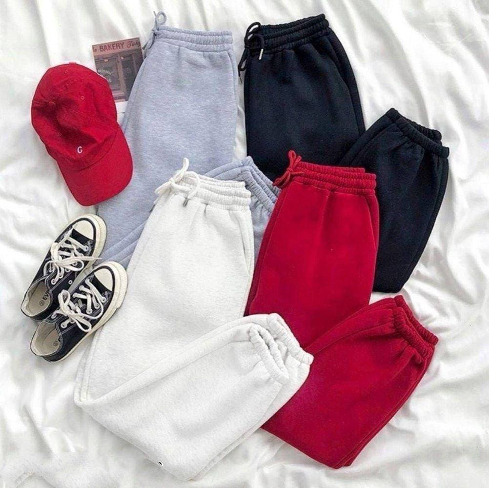 

Женские джоггеры на флисе ассорти расцветок, Черный