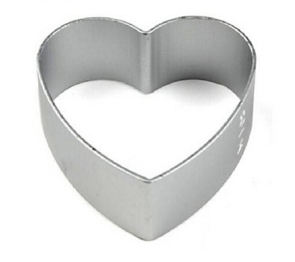 

Алюминиевая форма для печенья - Сердечко, Светло-серый