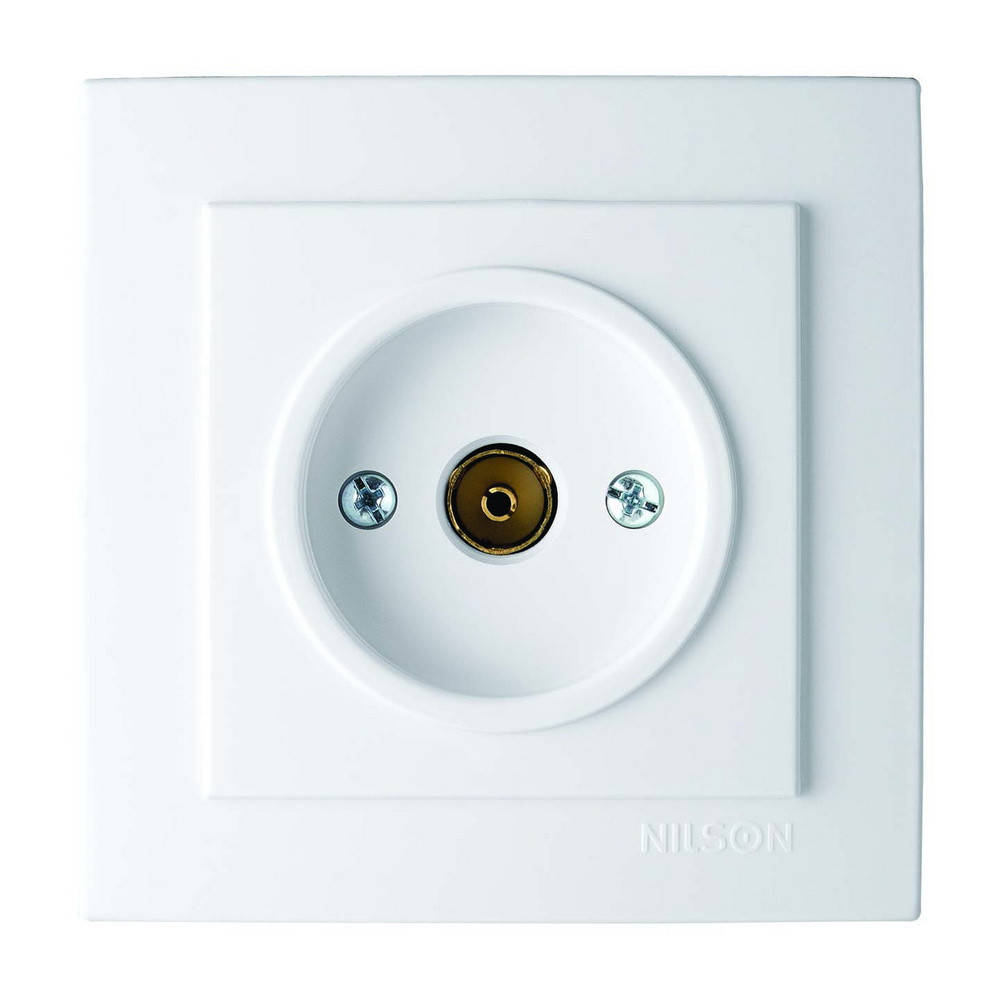 

Розетка Nilson Touran біла TV