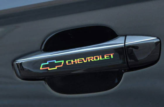 

Наклейка на ручки "Chevrolet" (голограмма), Разные цвета